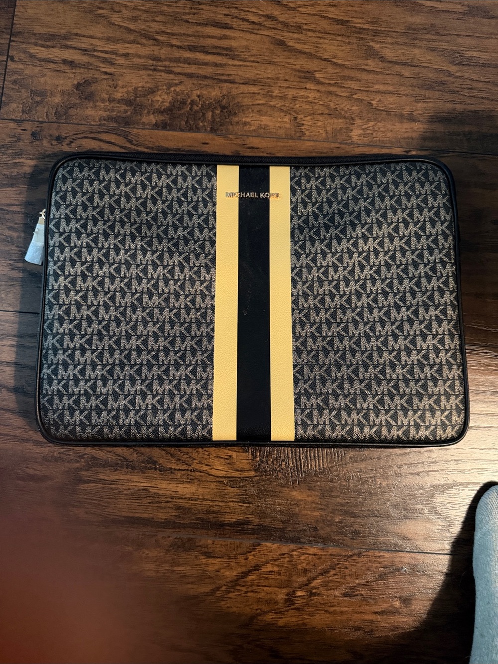 NWOT Michael Kors Brown MK Logo Laptop Sleeve